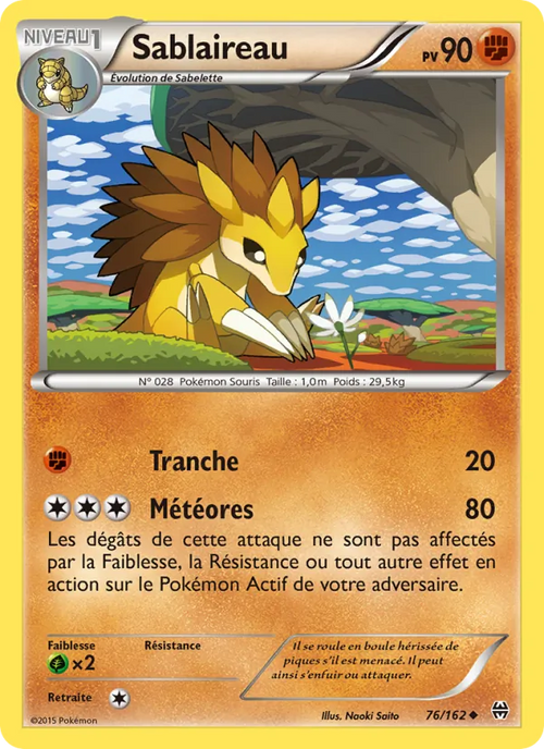 Sablaireau 76/162 — XY8 – Impulsion Turbo