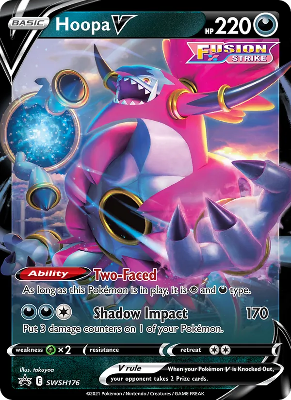 Hoopa V SWSH176/307 — SWSHP – SWSH Black Star Promos