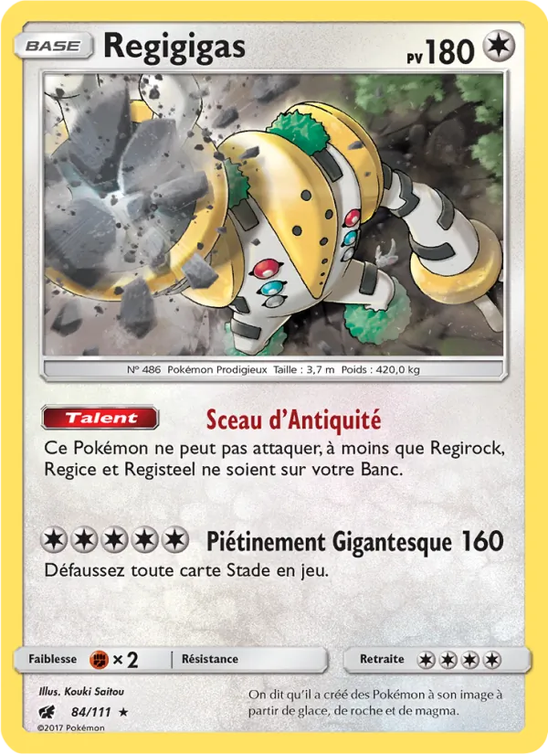 Regigigas 84/111 — SL4 – Invasion Carmin