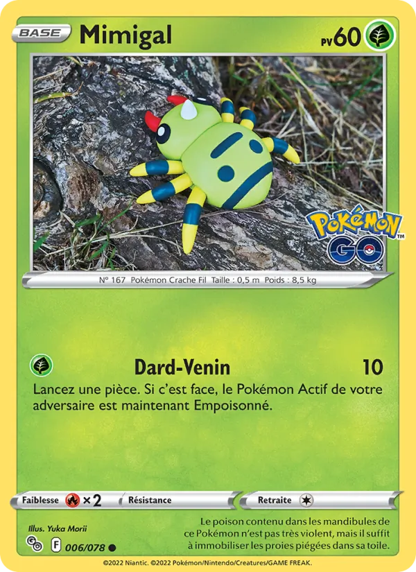 Mimigal 6/78 — EB10.5 Pokemon GO — Carte Pokémon française