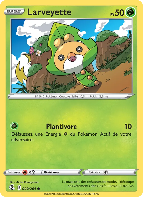 Larveyette 9/264 — EB08 - Poing de Fusion