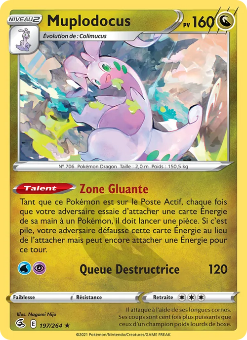 Muplodocus 197/264 — EB08 - Poing de Fusion