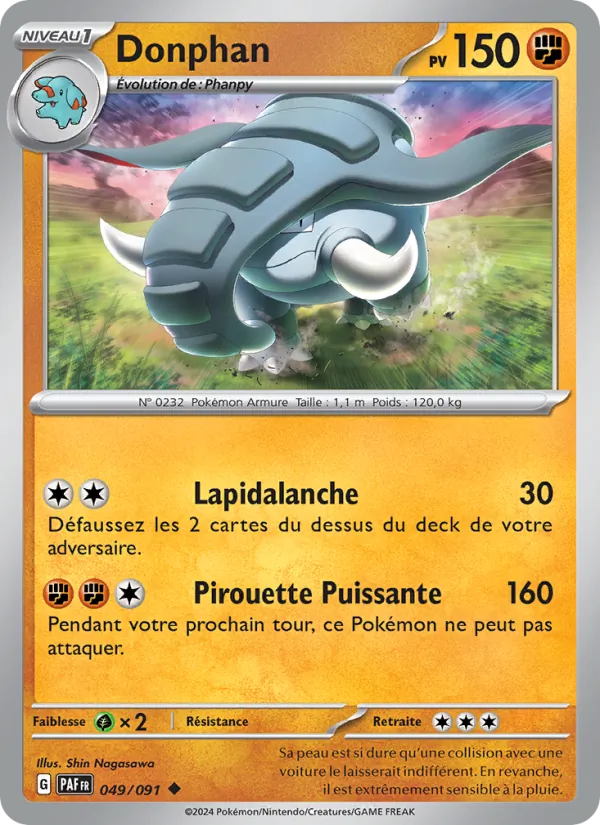 Donphan 49/91 — EV04.5 – Destinées de Paldea