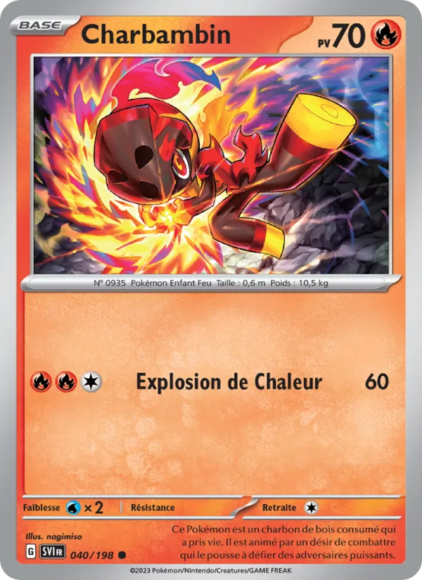 Charbambin 40/198 — EV01 – Écarlate et Violet