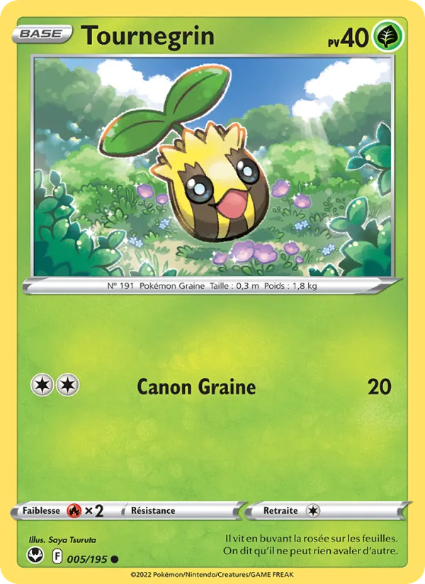 Tournegrin 5/195 — EB12 – Tempête Argentée — Carte Pokémon française