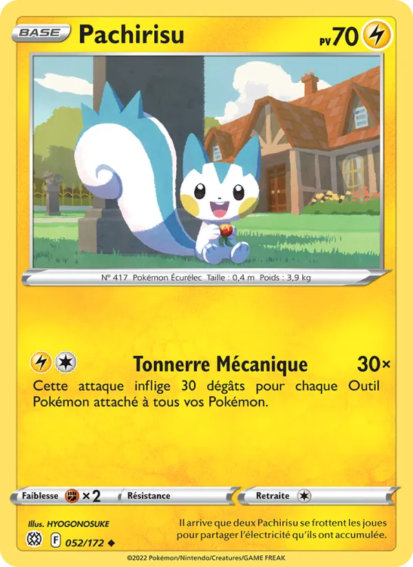 Pachirisu 52/172 — EB09 - Stars Etincelantes