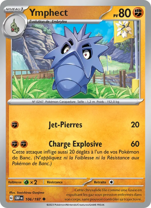 Ymphect 106/197 — EV03 – Flammes Obsidiennes