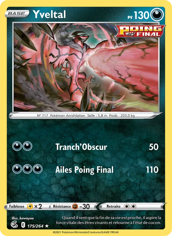 Yveltal 175/264 — EB08 - Poing de Fusion