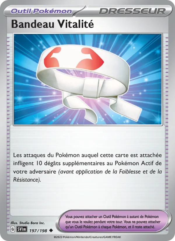 Bandeau Vitalité 197/198 — EV01 – Écarlate et Violet
