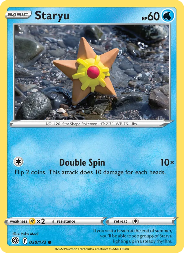 Stari 30/172 — SWSH9 – Brilliant Stars — Carte Pokémon anglaise