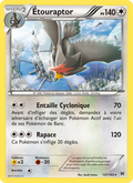 Étouraptor 127/162 — XY8 – Impulsion Turbo