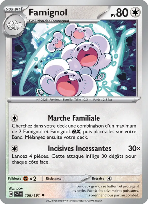 Famignol 158/191 — EV08 – Étincelles Déferlantes