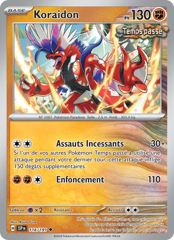 Koraidon 116/191 — EV08 – Étincelles Déferlantes