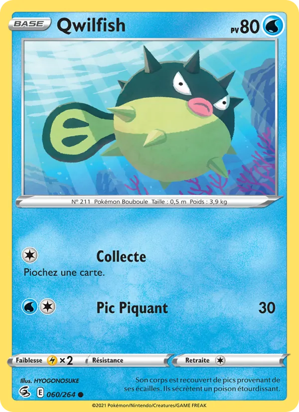 Qwilfish 60/264 — EB08 - Poing de Fusion