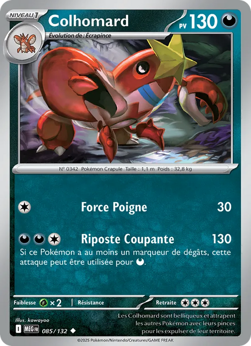 Colhomard 85/132 — ME01 — Méga-Évolution