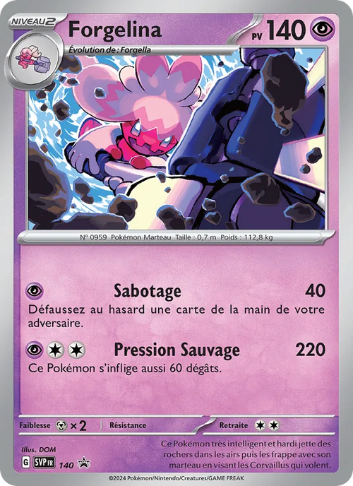 Forgelina 140/225 — SVP — Promos Écarlate et Violet