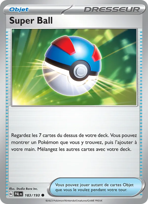 Super Ball 183/193 — EV02 – Évolutions à Paldea — Carte Pokémon française