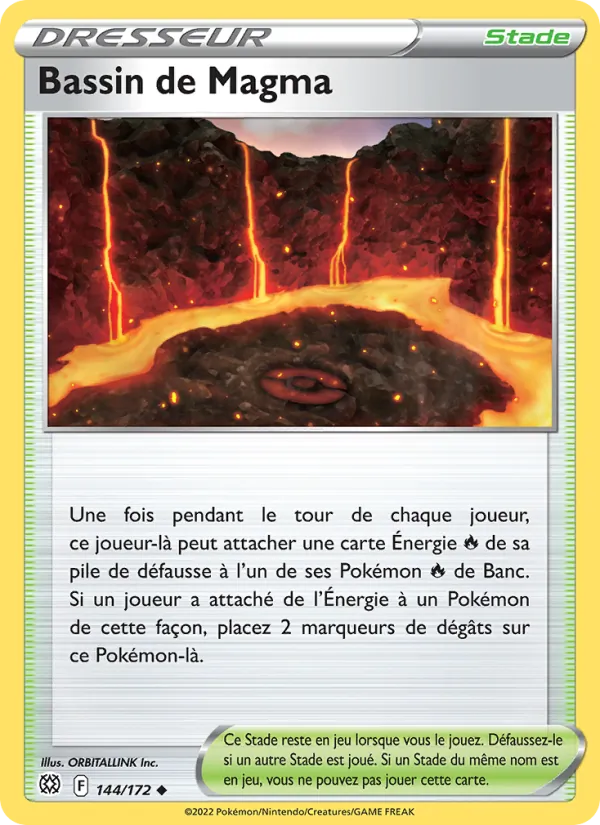 Bassin de Magma 144/172 — EB09 - Stars Etincelantes