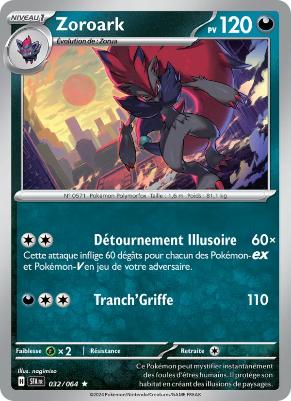 Zoroark 32/64 — EV06.5 – Fable Nébuleuse