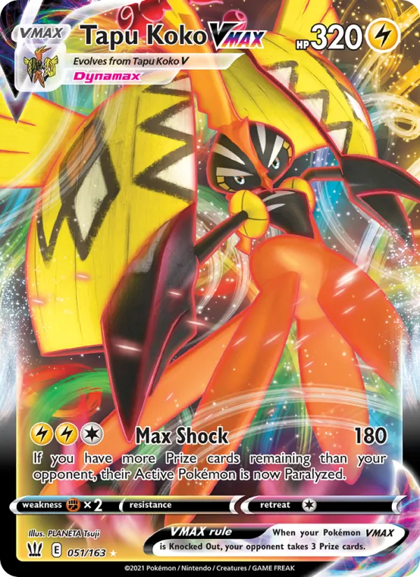 Tokorico VMAX 51/163 — SWSH5 – Battle Styles