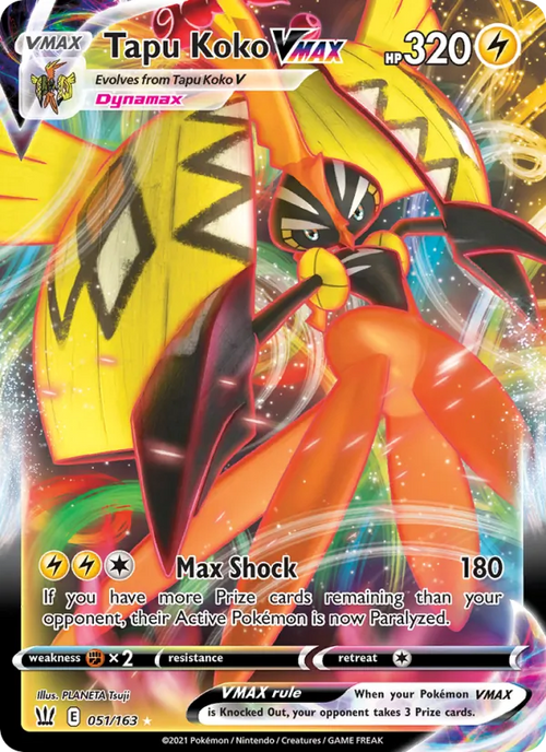 Tokorico VMAX 51/163 — SWSH5 – Battle Styles