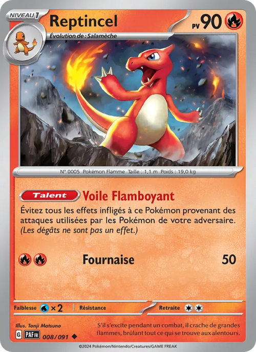 Reptincel 8/91 — EV04.5 – Destinées de Paldea