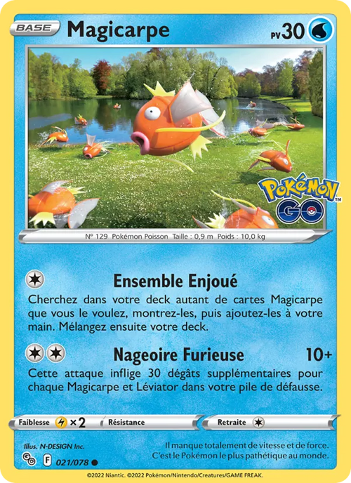Magicarpe 21/78 — EB10.5 Pokemon GO