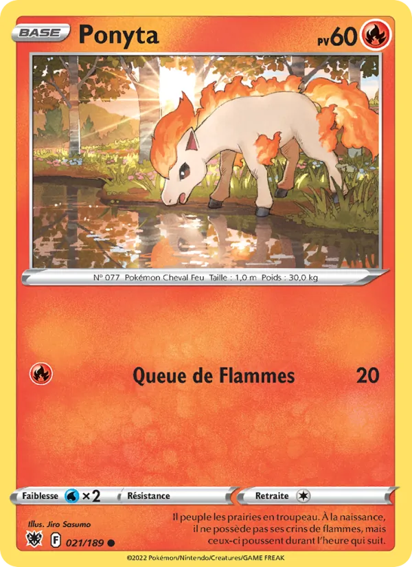Ponyta 21/189 — EB10 – Astres Radieux