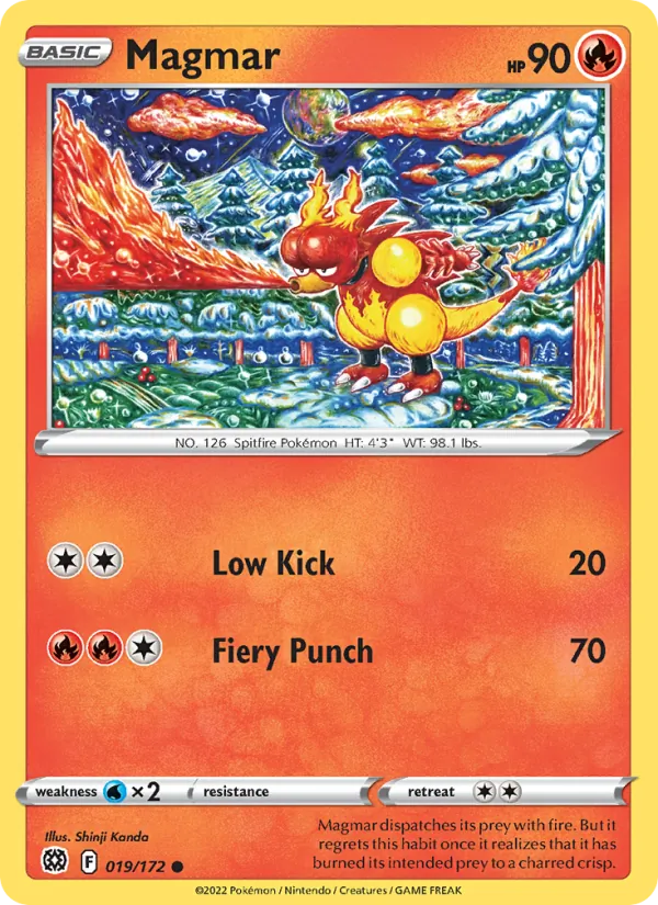 Magmar 19/172 — SWSH9 – Brilliant Stars