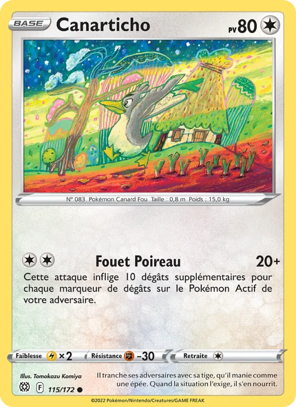 Canarticho 115/172 — EB09 - Stars Etincelantes