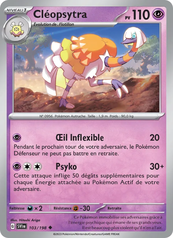 Cléopsytra 103/198 — EV01 – Écarlate et Violet