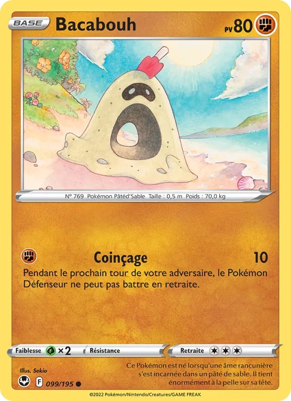 Bacabouh 99/195 — EB12 – Tempête Argentée — Carte Pokémon française