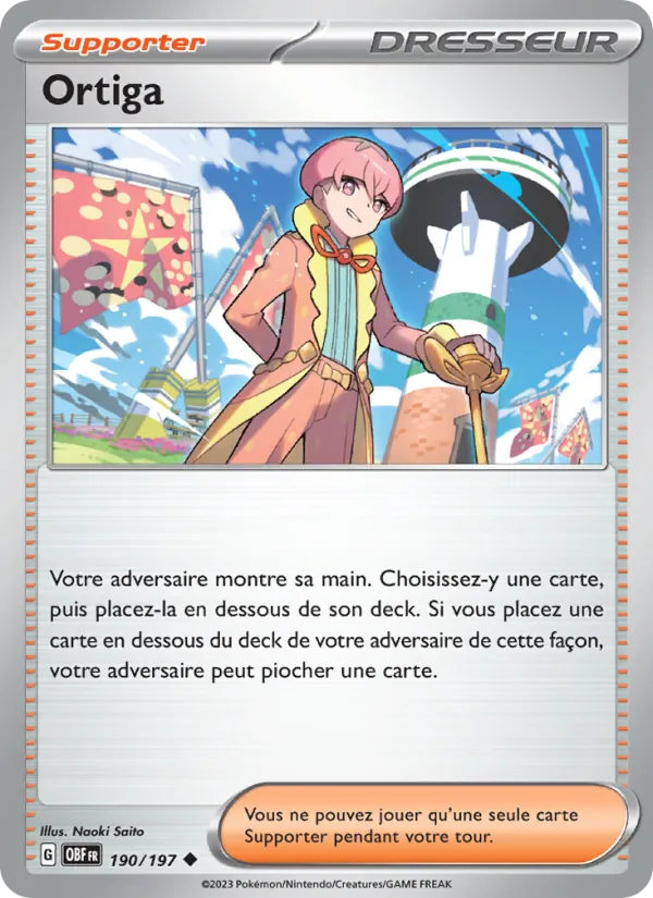 Ortiga 190/197 — EV03 – Flammes Obsidiennes