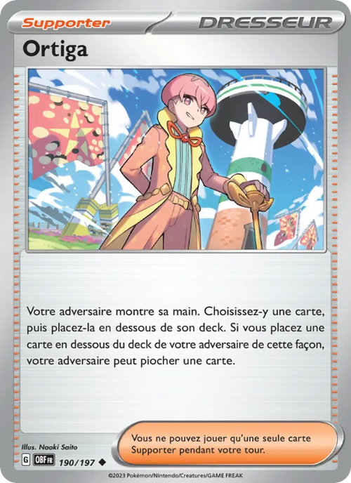 Ortiga 190/197 — EV03 – Flammes Obsidiennes