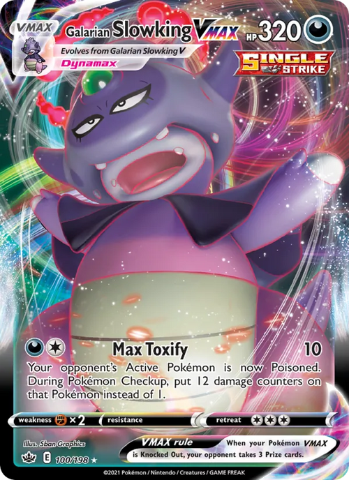 Roigada de Galar VMAX 100/198 — SWSH6 – Chilling Reign