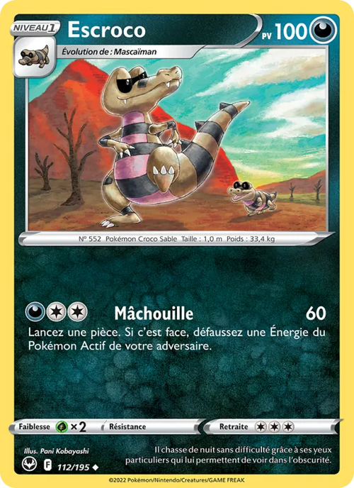 Escroco 112/195 — EB12 – Tempête Argentée