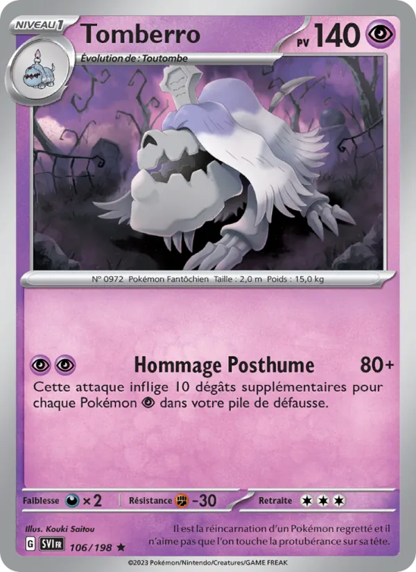 Tomberro 106/198 — EV01 – Écarlate et Violet