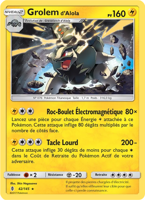 Grolem d’Alola 42/145 — SL2 – Gardiens Ascendants