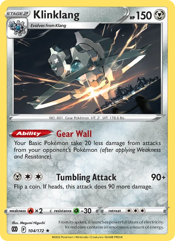 Cliticlic 104/172 — SWSH9 – Brilliant Stars — Carte Pokémon anglaise