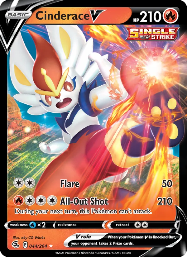 Pyrobut V 44/264 — SWSH8 – Fusion Strike