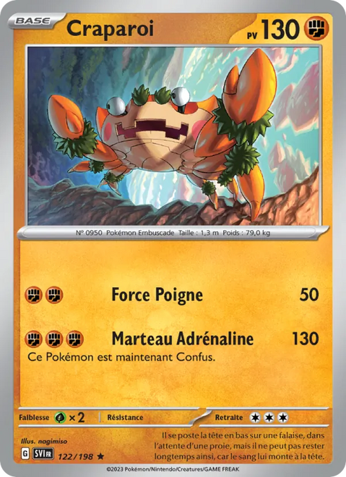 Craparoi 122/198 — EV01 – Écarlate et Violet