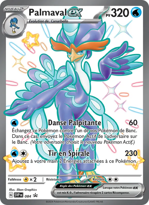 Palmaval-ex 84/225 — SVP — Promos Écarlate et Violet