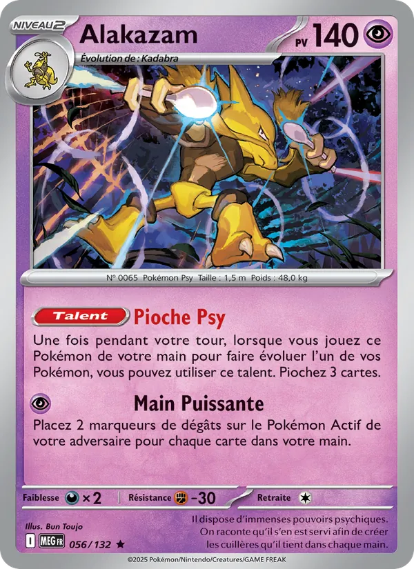 Alakazam 56/132 — ME01 — Méga-Évolution