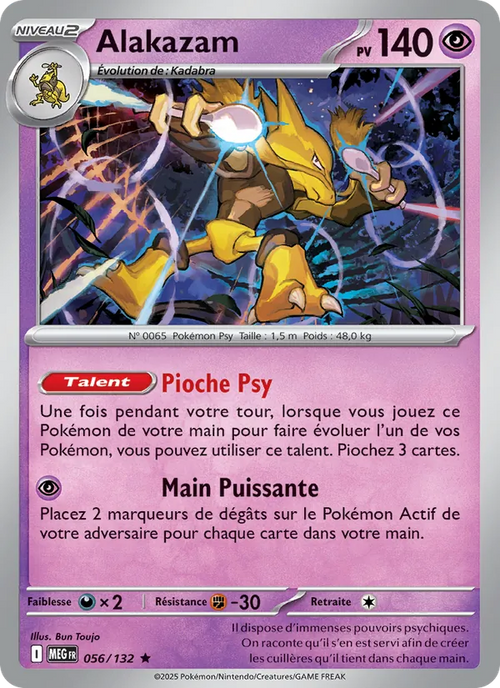 Alakazam 56/132 — ME01 — Méga-Évolution