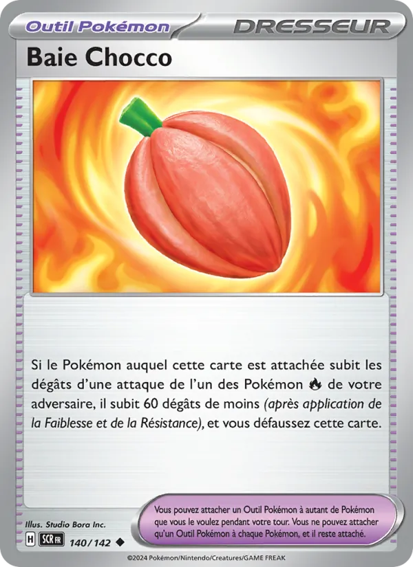 Baie Chocco 140/142 — EV07 — Couronne Stellaire — Carte Pokémon française