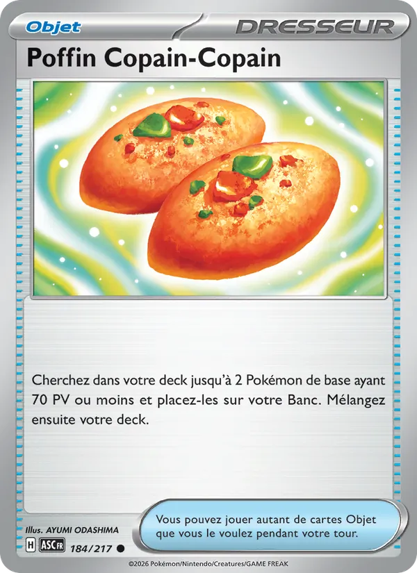 Poffin Copain-Copain 184/217 — ME02.5 – Héros Transcendants