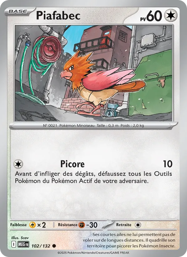 Piafabec 102/132 — ME01 — Méga-Évolution