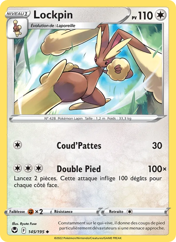 Lockpin 145/195 — EB12 – Tempête Argentée — Carte Pokémon française