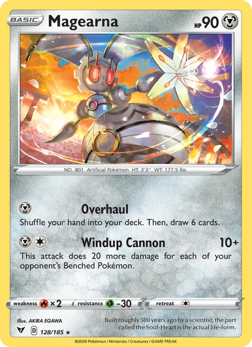 Magearna 128/185 — SWSH4 – Vivid Voltage