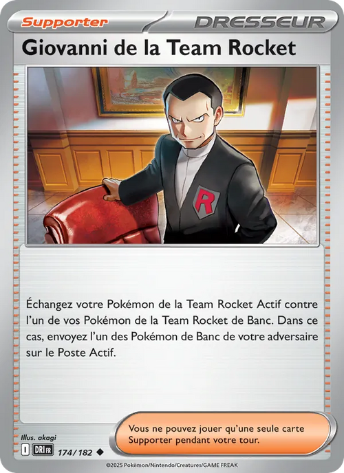 Giovanni de la Team Rocket 174/182 — EV10 – Rivalités Destinées